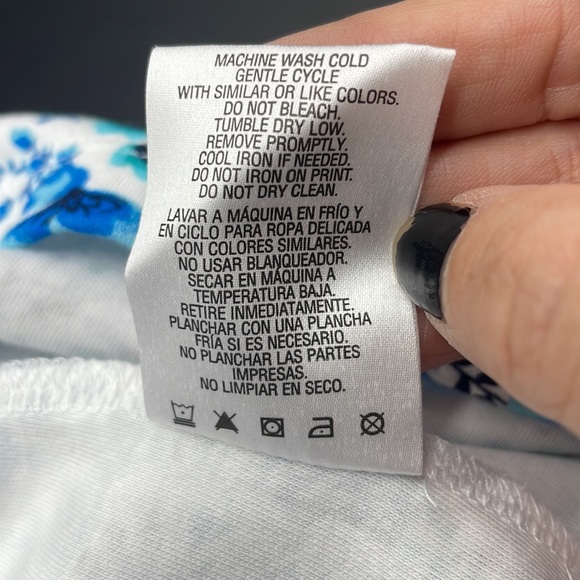 Laura Scott Floral Print Short Sleeve Shirt - Picture 9 of 10